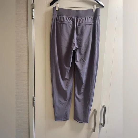 Athleta Brooklyn Mid Rise Ankle Pants Twilight Gray Size 6 Travel Athleisure - Picture 4 of 7